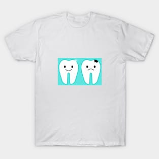 Happy Healthy Tooth/Sad Sweet Tooth T-Shirt